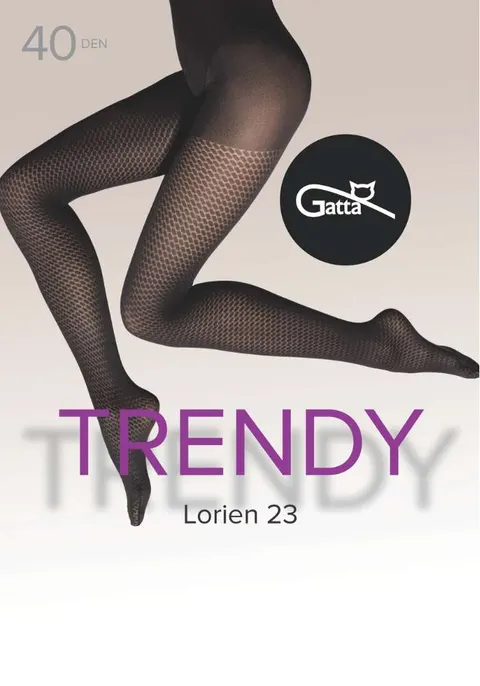 Gatta Lorien 23 Rajstopy z ażurowym wzorem 40 den