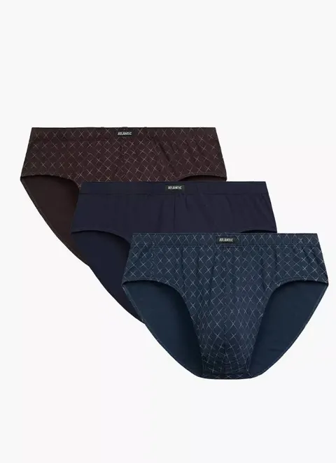 Slipy męskie classic 3 pack Atlantic 3BMP-205