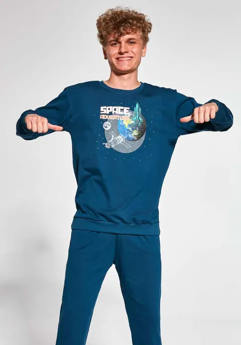 Piżama młodzieżowa chłopięca Cornette 998-47 Space