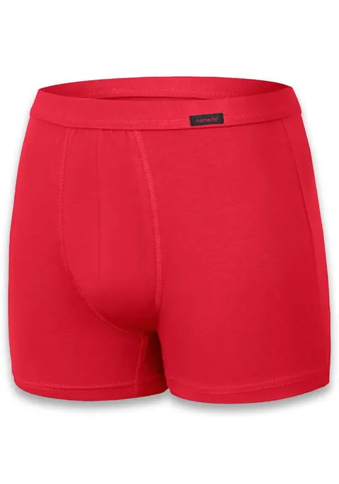 Czerwone bokserki gładkie męskie Cornette Authentic Perfect 220 Red