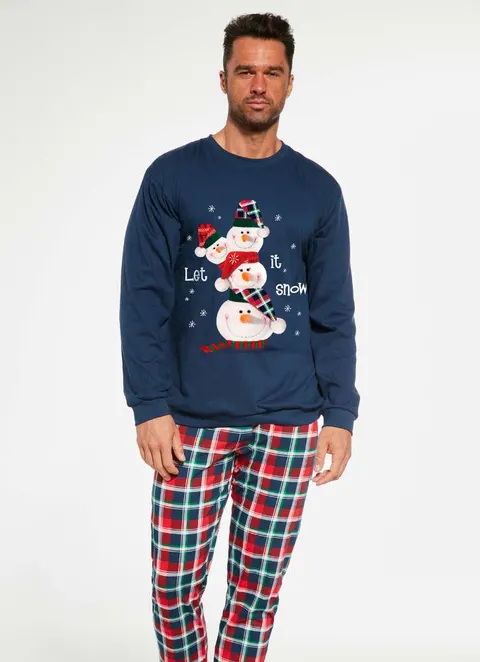 Piżama świąteczna męska Cornette 115/236 Snowman