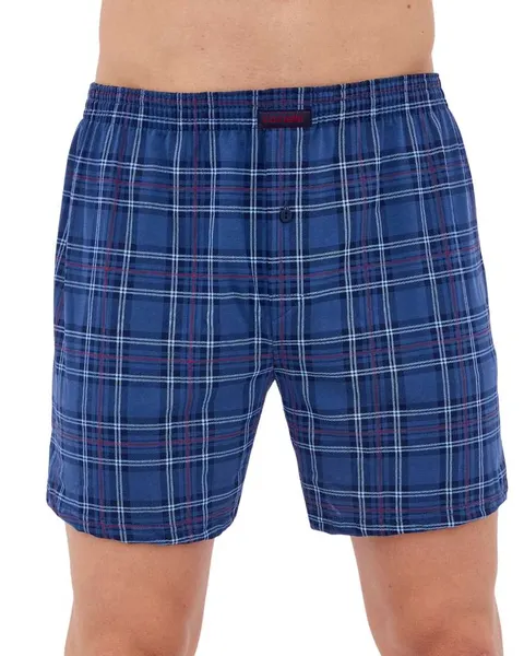 Cornette bokserki męskie luźne w kratkę 002-292 comfort