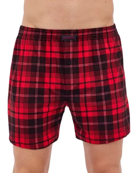 Cornette bokserki męskie luźne w kratkę 002-295 comfort