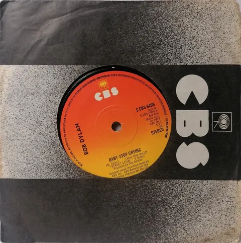 Baby Stop Crying Bob Dylan SP SCBS6499 good