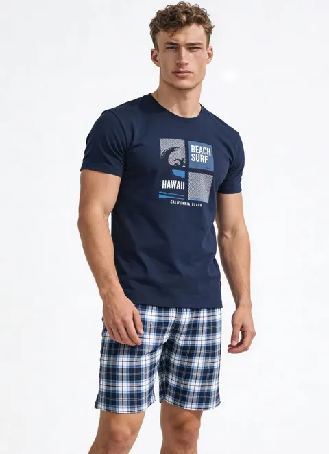Piżama młodzieżowa chłopięca Cornette 551/56 Hawaii