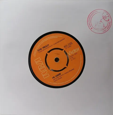 I'm Leavin' Elvis Presley SP RCA2125 good