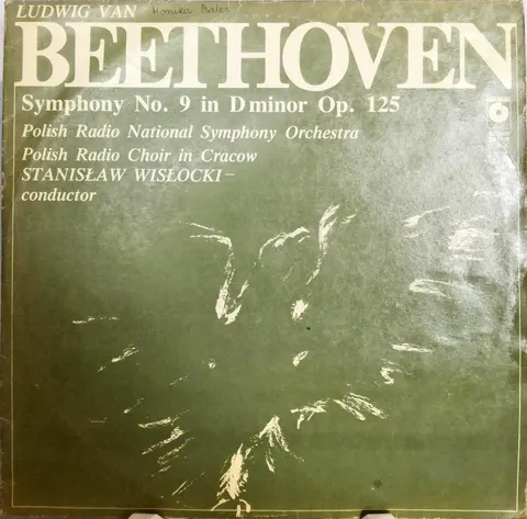 Beethoven Symphony No. 9 In D Minor Op. 125 LP SX1908 good