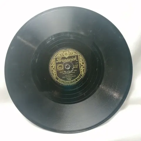 Al Jolson Where Black Eyed/ For Me 4142 Brunswick