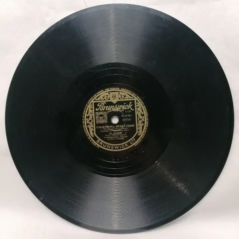 Al Jolson California / Rock A-Bye 3719 Brunswick