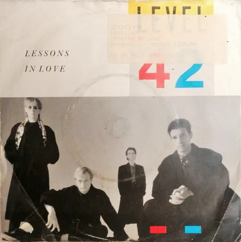 Level 42 Lessons in Love SP POSP790 good