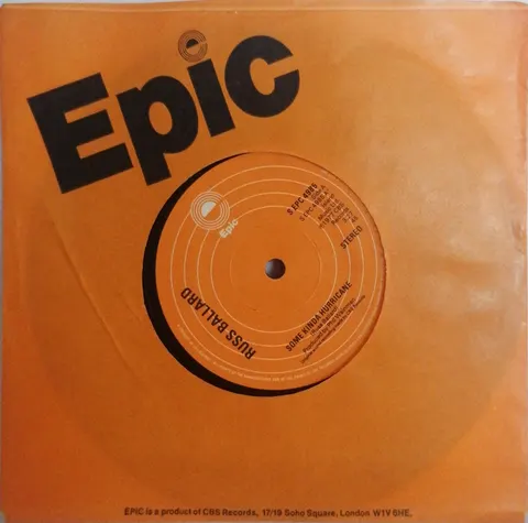 Russ Ballard Some Kinda Hurricane SP SEPC4985 VG