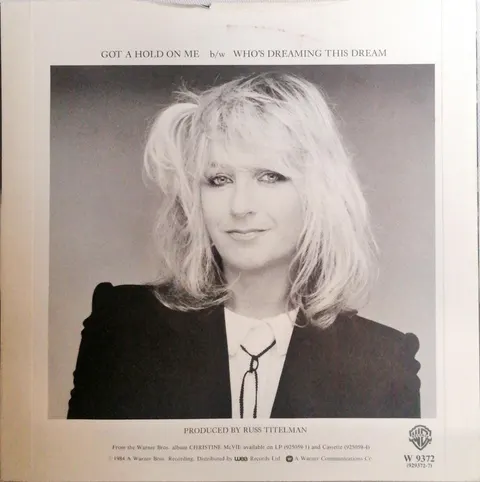 Chiristine McVie Got A Hold On Me SP W9372 EX