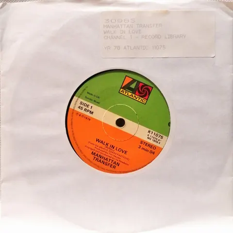 Manhattan Transfer Walk In Love SP K11075 fair