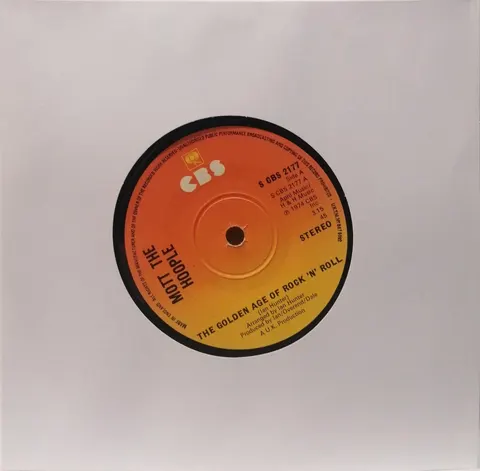 Mott The Hoople The Golden Age Of Rock'n'Roll SCBS2177 VG