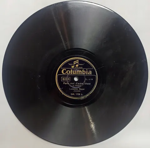 J'ai laisse mon coeur/Parle moi... DM1738 Columbia