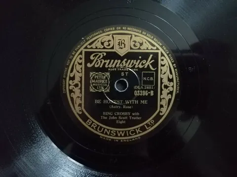 Bing Crosby: It Must Be True/Be Honest With Me 3396 Brunswick