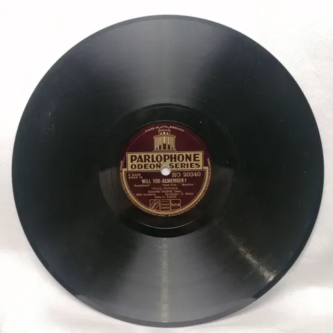 Richard Tauber: Will You Remember?/Song of Songs RO20340 Parlophone