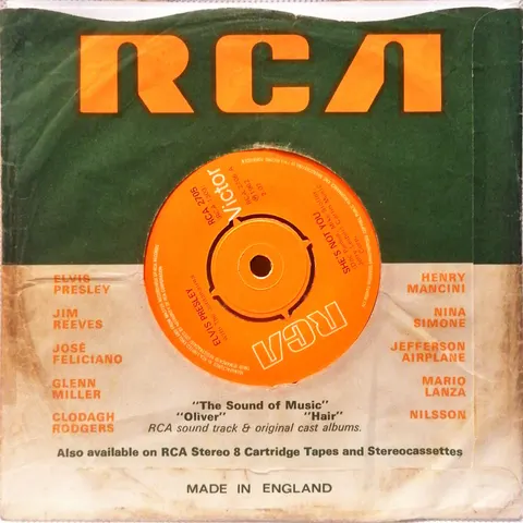 Elvis Presley She's Not You SP RCA2705 good