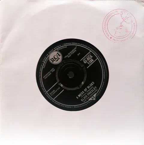 Elvis Presley A Mess Of Blues SP 45RCA1194 good