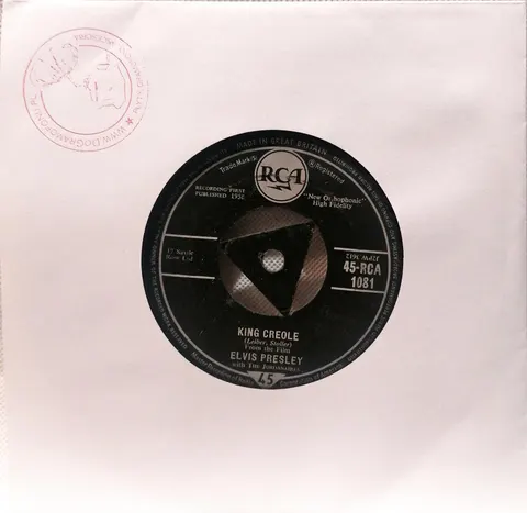 Elvis Presley King Creole SP 45RCA1081 poor