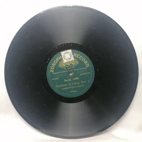 Harrington Scott: Christmas in Camp 1406 Zonophone