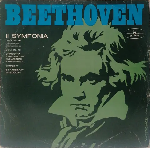 Beethoven II Symfonia D-dur, op. 36 LP SX0173 VG