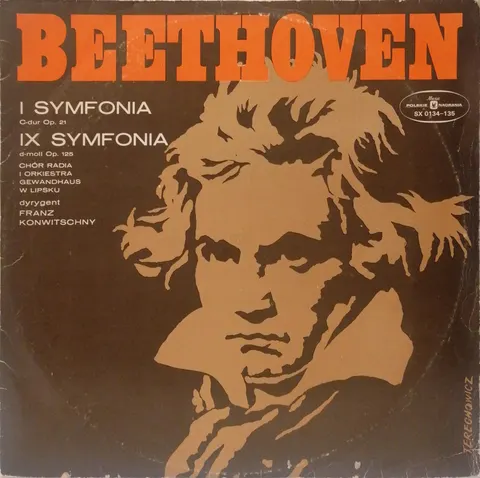 Beethoven I Symfonia C-dur, IX symfonia d-moll SX0134-135 EX