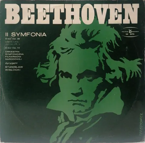 Beethoven II Symfonia D-dur, op. 36 LP SX0173 EX