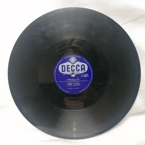 Tommy Steele: Cannibal/Butterfingers F10877 Decca