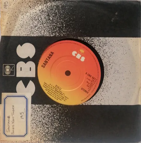 Santana She's Not There / Zulu SCBS5671 VG SP