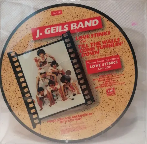 J. Geils Band Love Stinks AML3004 VG SP Picture Disc