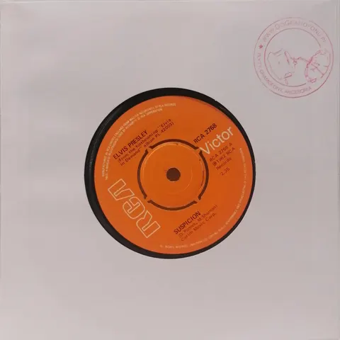 Elvis Presley Suspicion RCA2768 VG SP