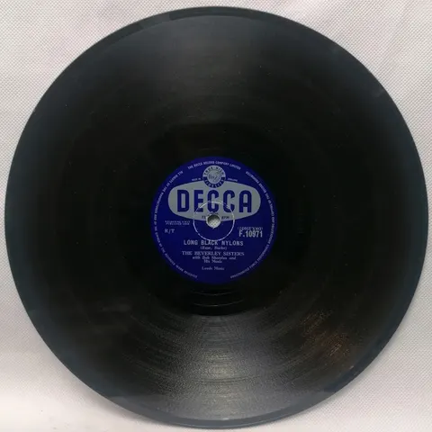 Beverley Sisters: Without You/Long Black Nylons F10971 Decca