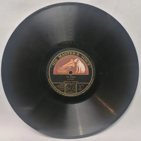Gresham Singers: Lazily, drowsily/Ye Catte E244 HMV