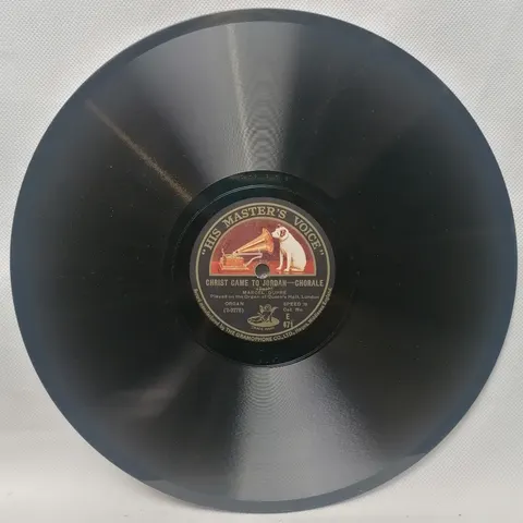 Marcel Dupre: Christ Came to Jordan/Sleepers Awake E471 HMV
