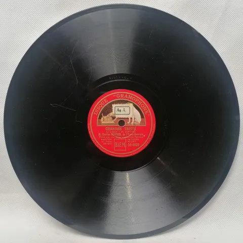 Charles Panzera Soupir/Chanson Triste DA4808 Disque Gramophone