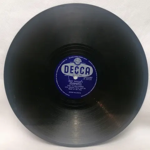 The Stargazers: Rockin' and Rollin'/Hot Diggity F10731 Decca