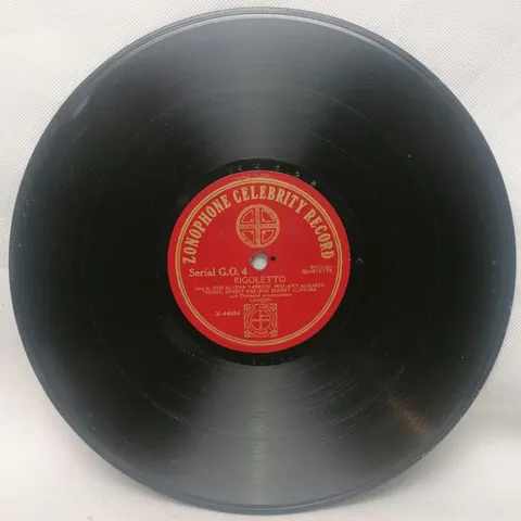 Alvena Yarrow: Rigoletto/That all load of Infamy G04 Zonophone