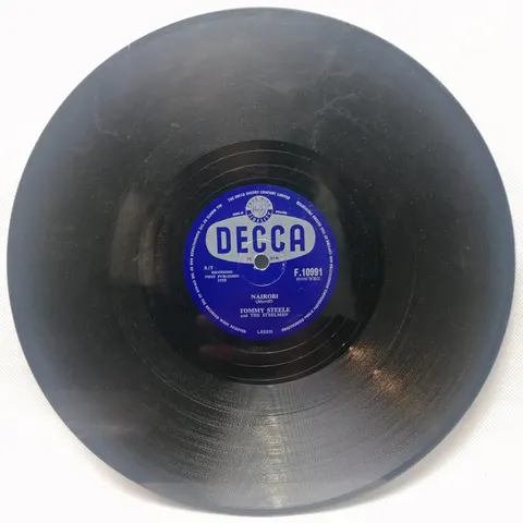 Tommy Steele: Neon Sign/Nairobi F10991 Decca