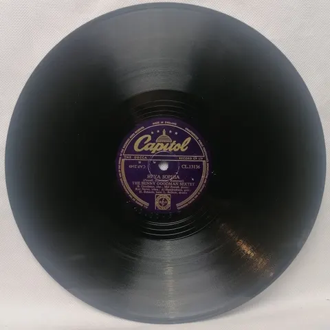 Benny Goodman Sextet: Hi'Ya Sofia/Undercurrent Blues CL13136 Capitol