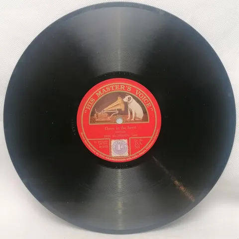 John McCormack: Down in The Forest/A Farewell DA501 HMV