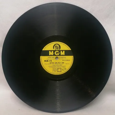 Judy Garland: Better Luck Next Time/It Only Happens When I Dance With You MGM174 MGM vinyl