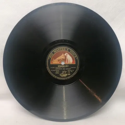 Arthur De Greef: Wedding Day (Grieg) - 1st, 2nd Record E529 HMV