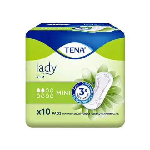 TENA LADY SLIM MINI, wkładki anatomiczne, 10 szt.