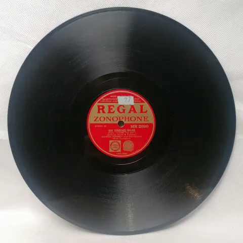 George Formby: Our Sergeanr Major/Rhythm In the Alphabet MR2890 Regal Zonophone