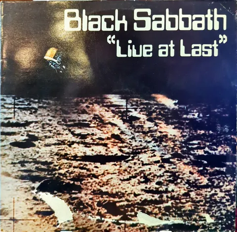 Black Sabbath Live At Last LP BS001 VG