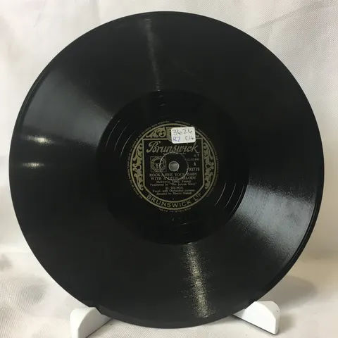 Al Jolson: California Here I Come/Rock A-Bye Your Baby With A Dixie Melody 3719 Brunswick