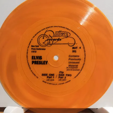 Elvis Presley 3xFlexi-disc SP LYN14994 good