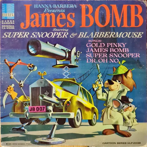 Super Snooper & Blabbermouse James Bomb LP HLP2036 Poor