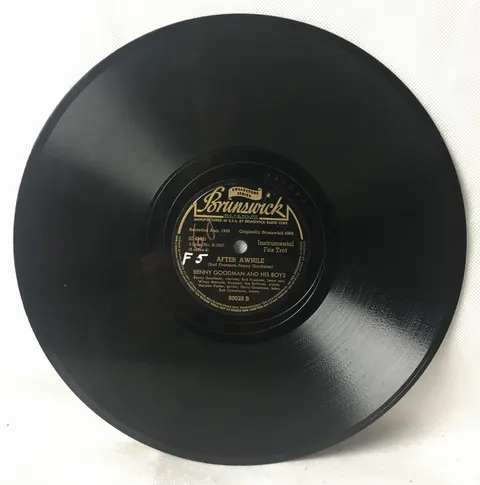Benny Goodman and His Boys: Muskrat Ramble/After Awhile 80028 Brunswick